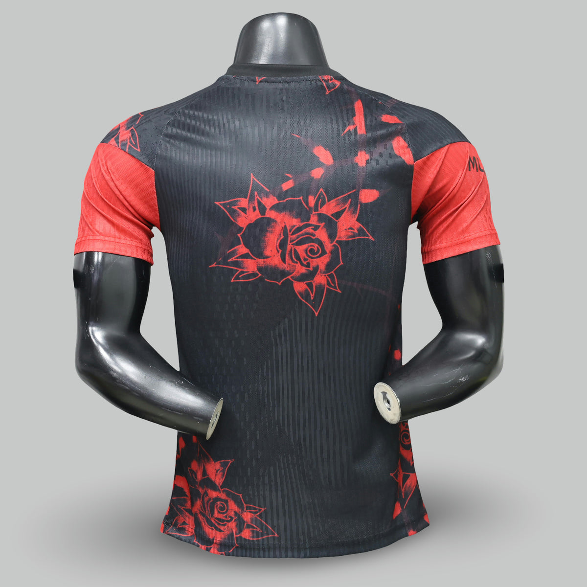 Manchester United 26/27 Black Rose Player Version Premium Kit back view