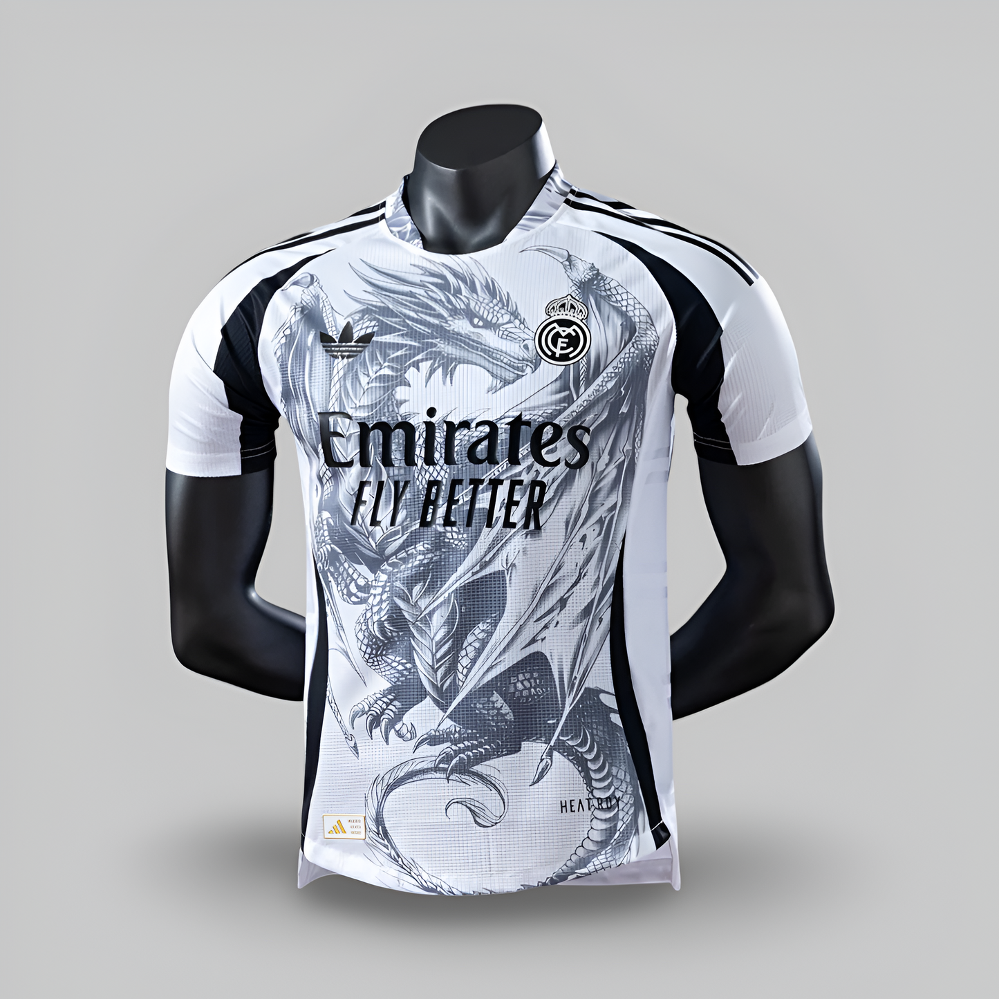 Real Madrid 25/26 "Silver Dragon" Player Version Premium Kit