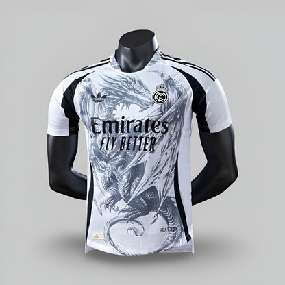 Real Madrid 25/26 "Silver Dragon" Player Version Premium Kit