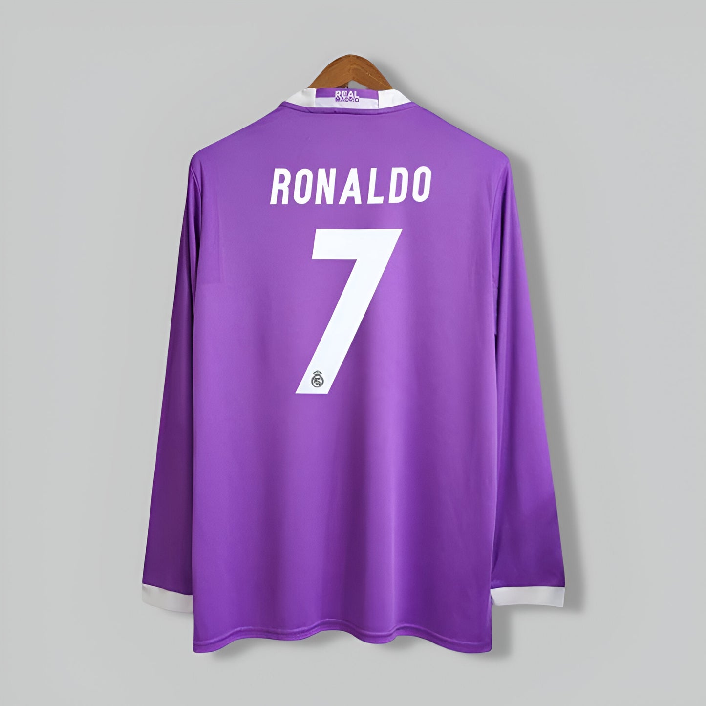 Real Madrid 2016-2017 Away Purple Long Sleeve Kit