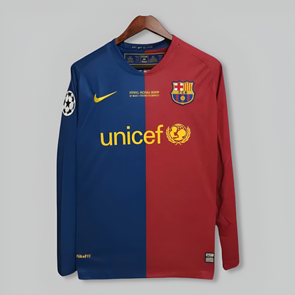 Barcelona 2008-2009 Home Long Sleeve Kit