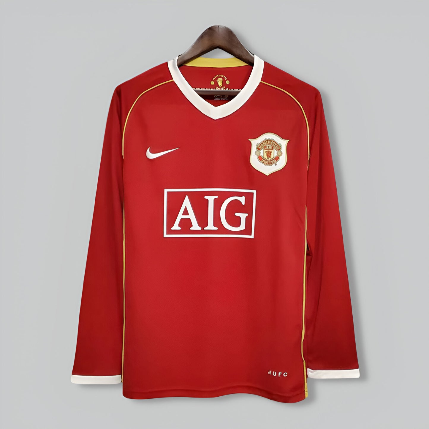 Manchester United 2006-2007 Home Long Sleeve Kit
