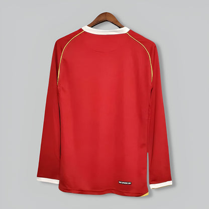Manchester United 2006-2007 Home Long Sleeve Kit