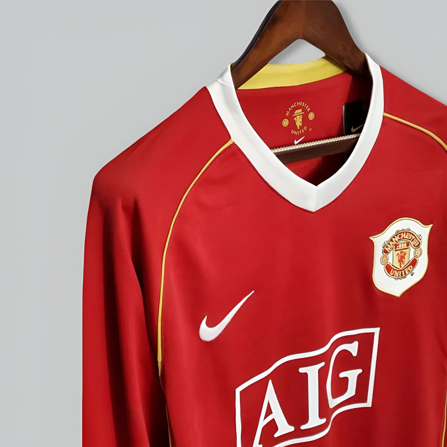Manchester United 2006-2007 Home Long Sleeve Kit