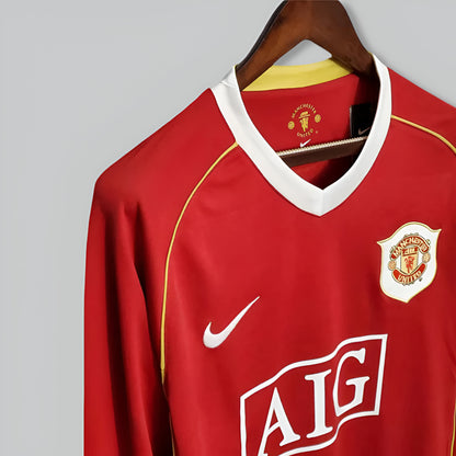 Manchester United 2006-2007 Home Long Sleeve Kit