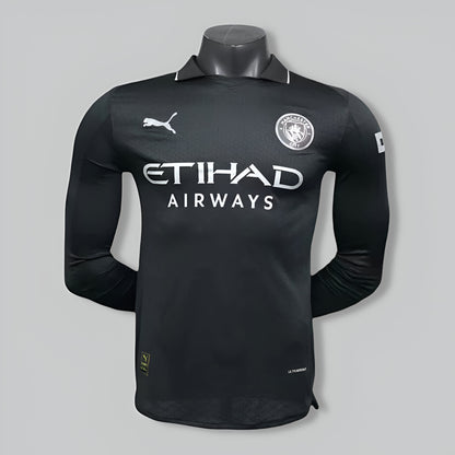 Manchester City 25/26 Second Away Player Edition Long Sleeve Kit