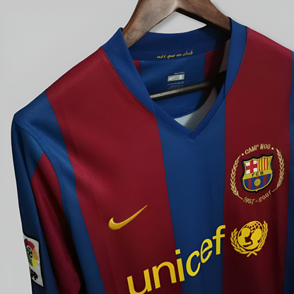 Barcelona 20007-2008 Home Long Sleeve Kit