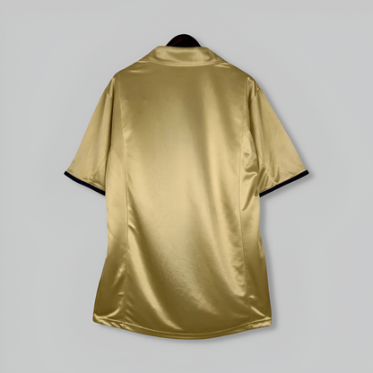 Barcelona 2002-2003 Gold Retro Away Kit
