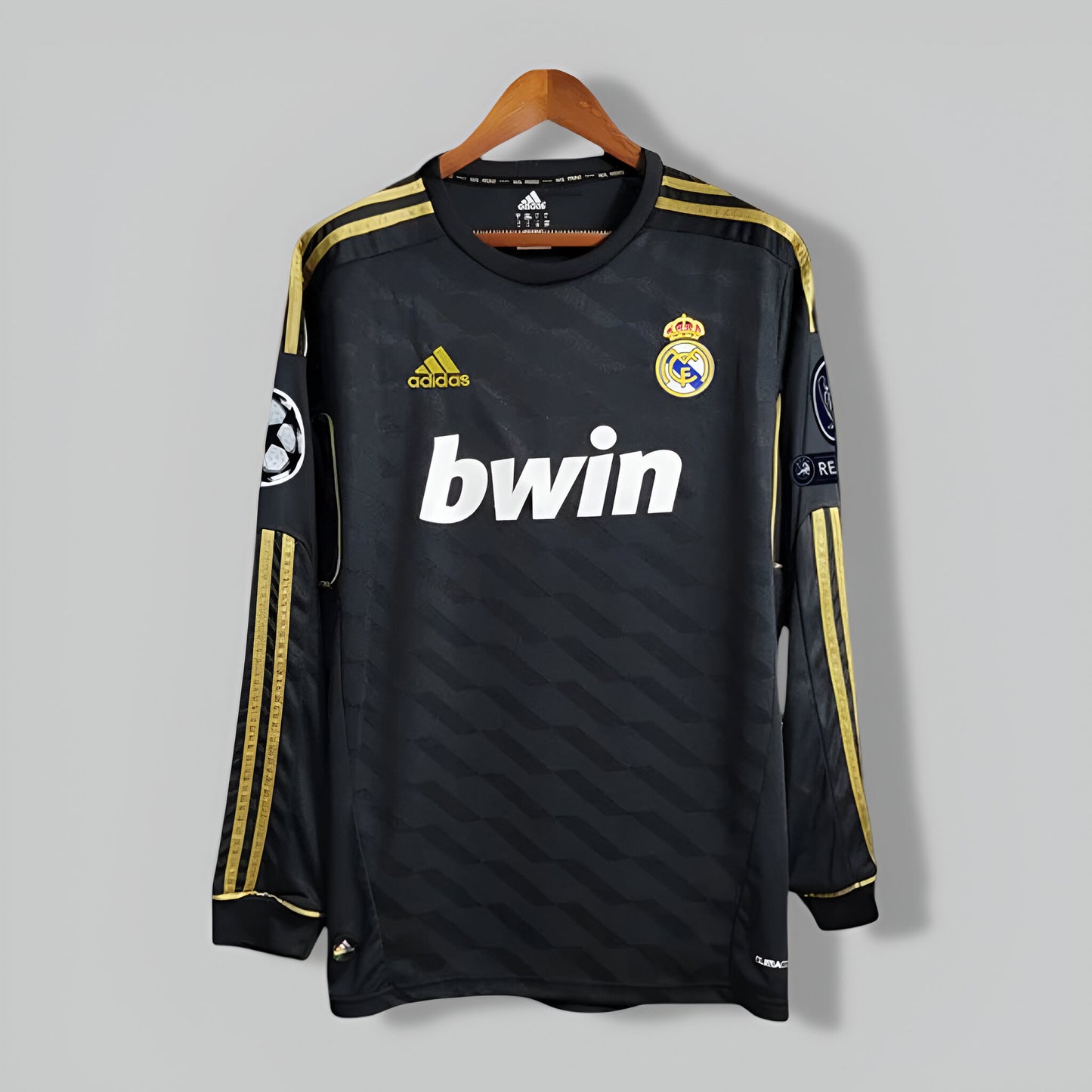 Real Madrid 2011-2012 Away Black Long Sleeve