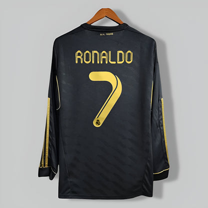 Real Madrid 2011-2012 Away Black Long Sleeve