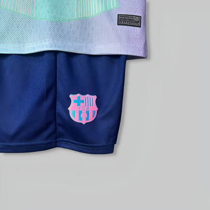 Barcelona 25/26 "Aurora Color" Premium Kids Kit