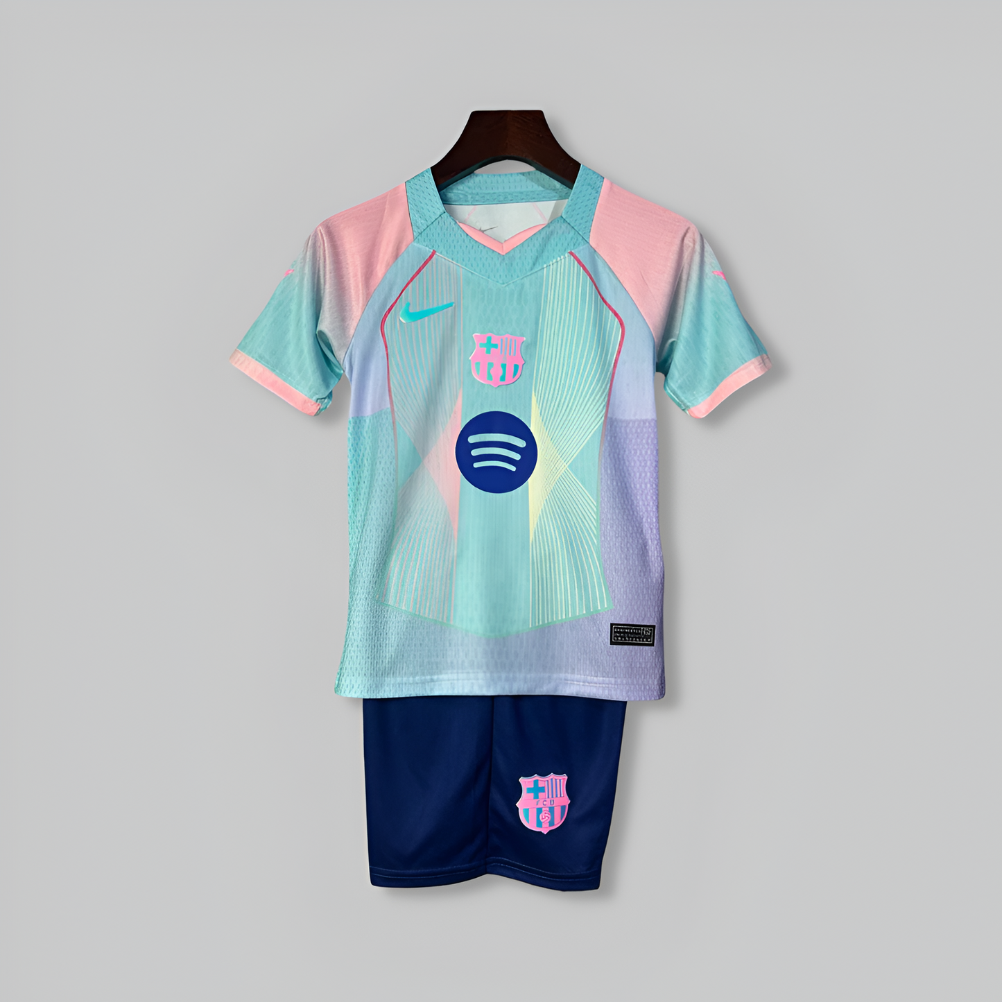 Barcelona 25/26 "Aurora Color" Premium Kids Kit