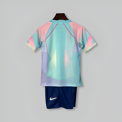 Barcelona 25/26 "Aurora Color" Premium Kids Kit
