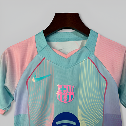 Barcelona 25/26 "Aurora Color" Premium Kids Kit