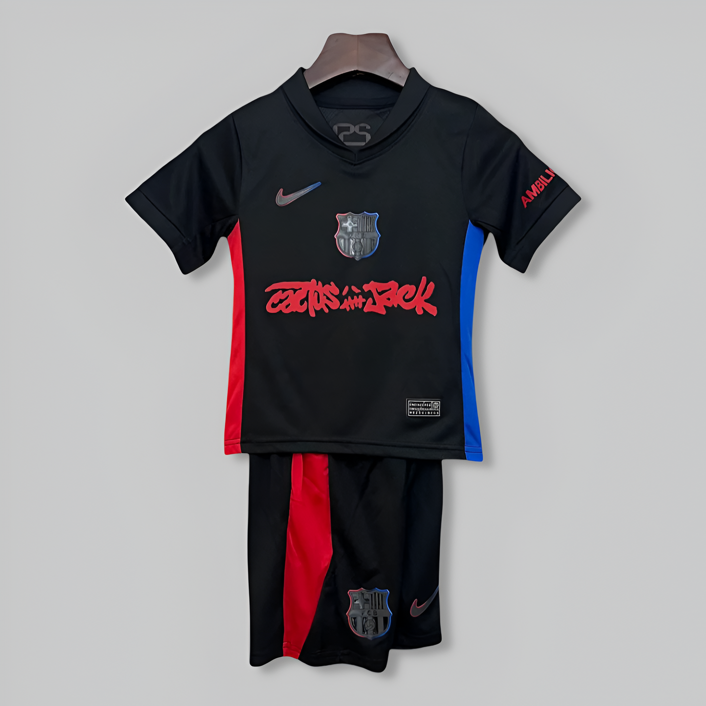 Barcelona 25/26 x Travis Scott Away Kids Kit