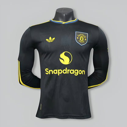 Manchester United 25/26 Second Away Player Edition Long Sleeve Kit