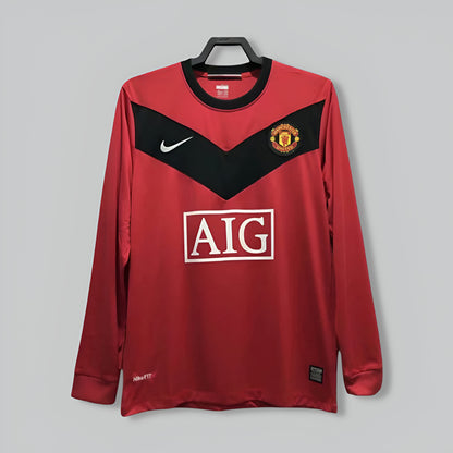 Manchester United 2009-2010 Home Long Sleeve Kit