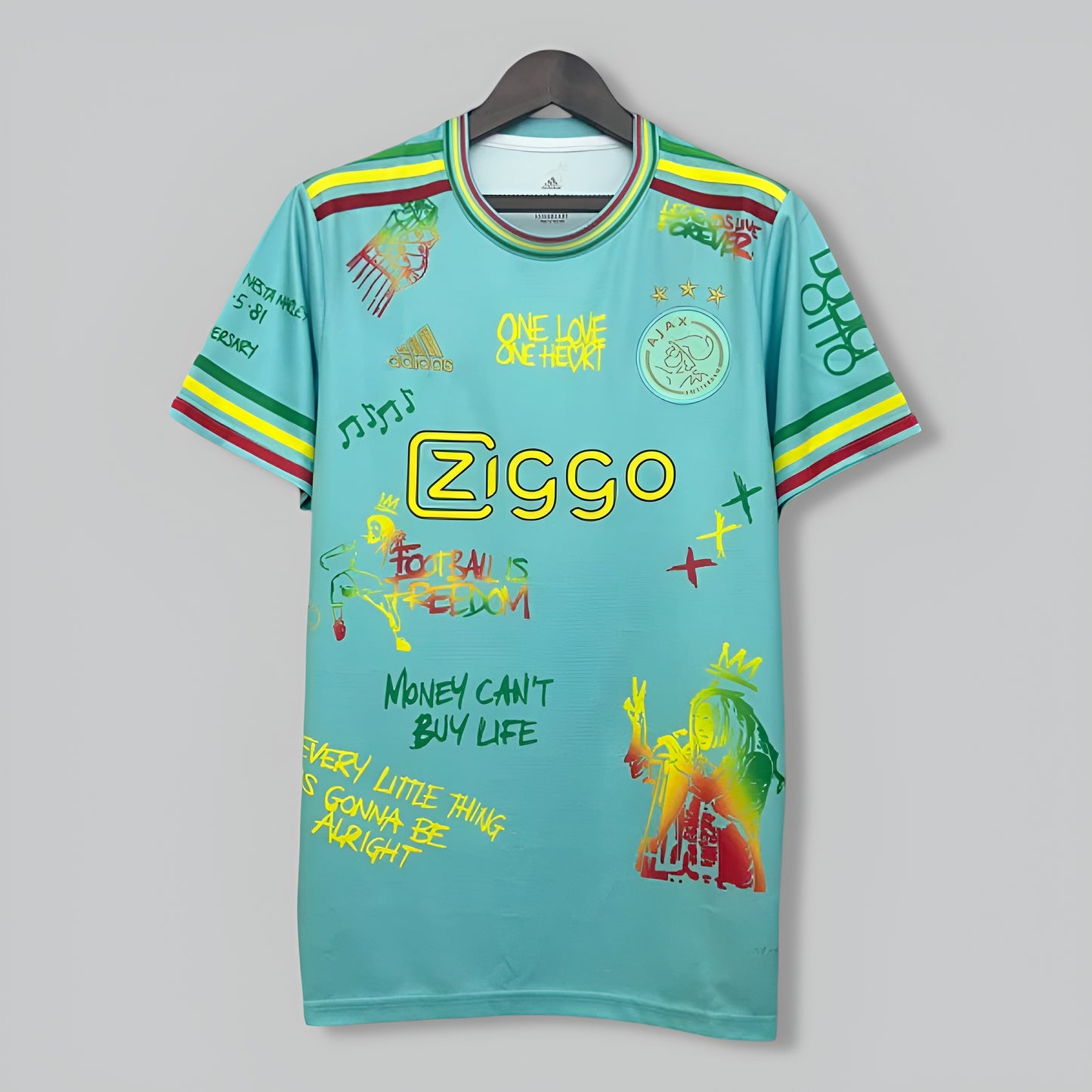 Ajax 25/26 x Bob Marley "Turquoise" Premium Kit