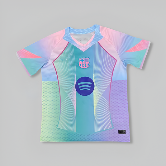 Barcelona 25/26 Aurora Blue premium football jersey