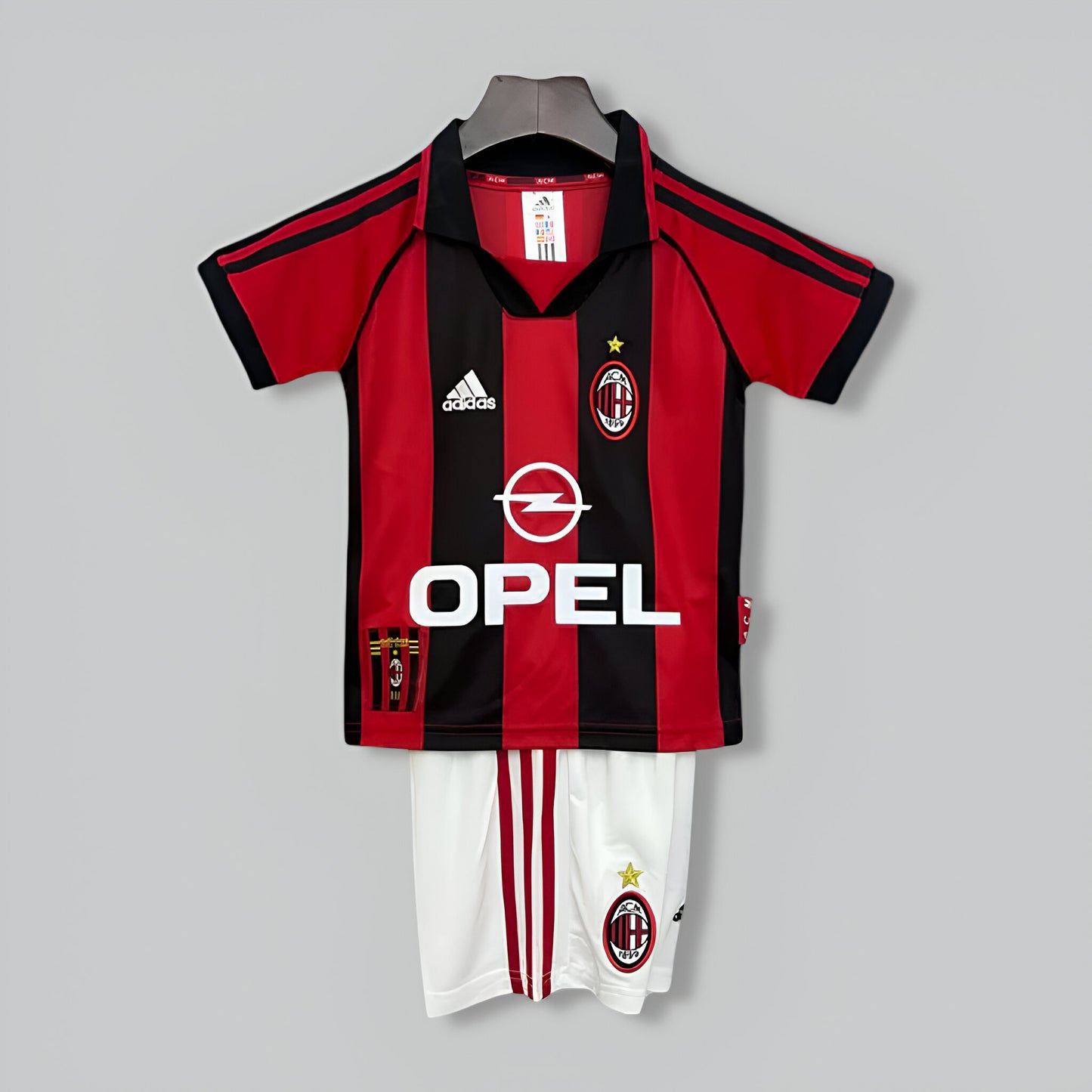 AC Milan 98-99 Retro Home Kids Kit