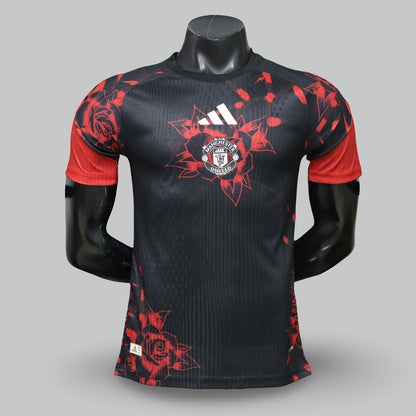 Manchester United 26/27 Black Rose Player Version Premium Kit