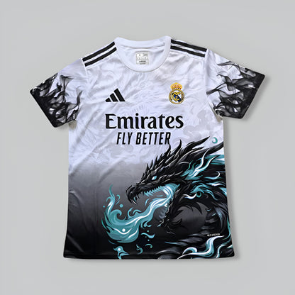 Real Madrid 25/26 Emerald Flame premium football jersey