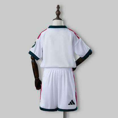 Real Madrid 26/27 home kids football kit back view