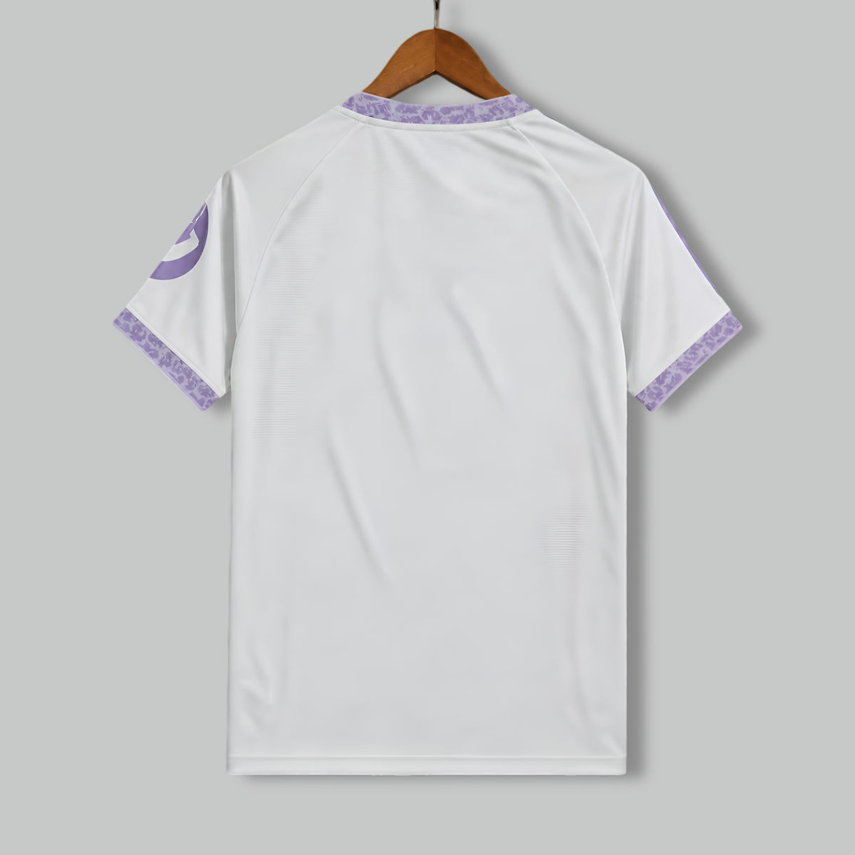 Real Madrid 26/27 Lilac Trefoil Premium Kit back view